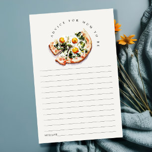 Spezielle Pizzaempfehlung für Mama Baby Dusche