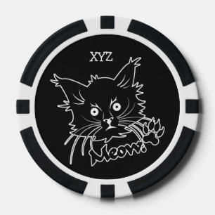 Spezielle Poker für Black Cat Pokerchips