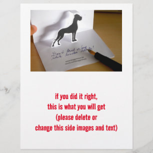 Spezielle Pop-up-Great-Dane-Karten