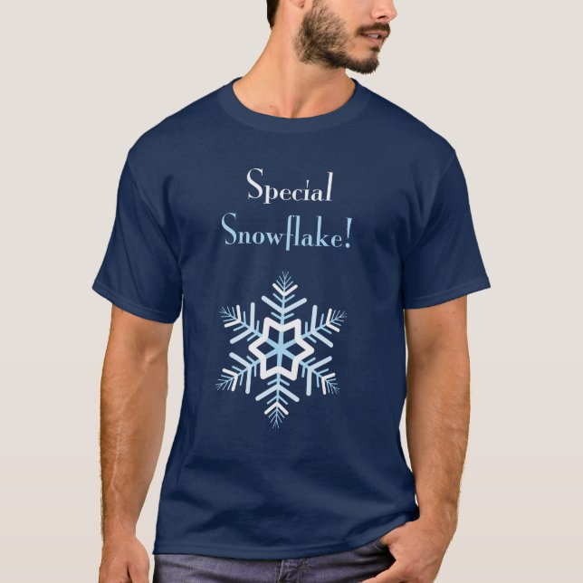 Spezielle Schneeflocke! T-Shirt (Vorderseite)