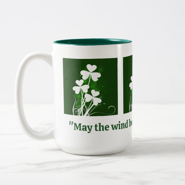 Spezielle St. Patrick's Day Coffee Tasse (Links)