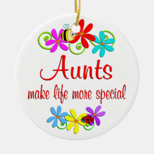 Spezielle Tante Keramikornament