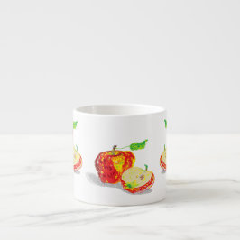 Spezielle Tasse: Äpfel Espressotasse