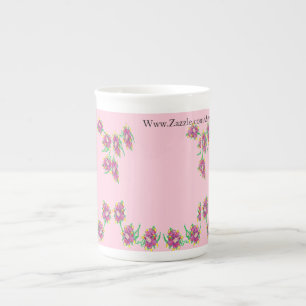 Spezielle Tasse/asiatische Lilly-Bone-China Prozellantasse