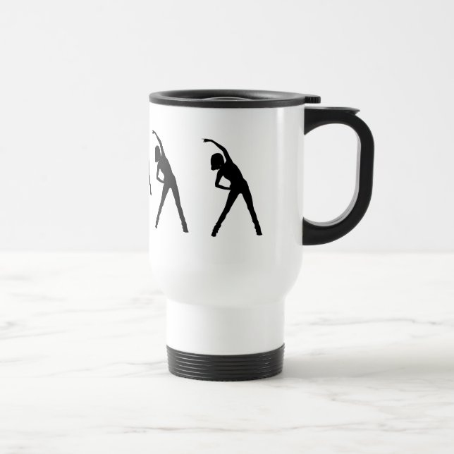 Spezielle Tasse für Lady Stretching Excersize (Rechts)