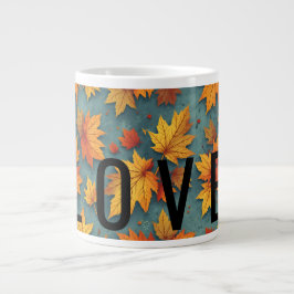 Spezielle Tasse im Herbst