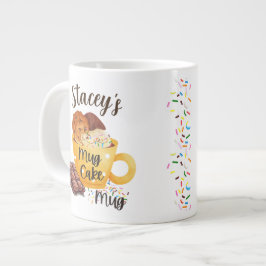 Spezielle Tasse, Personalizable Name, "Tasse Cake  Jumbo-Tasse