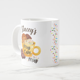 Spezielle Tasse, Personalizable Name, "Tasse Cake  Jumbo-Tasse