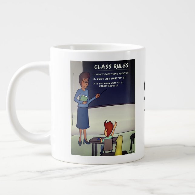 Spezielle Tasse von Klassenregeln (Links)