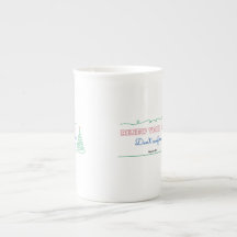 Spezielle Tasse w Botschaft der Hoffnung und Trans