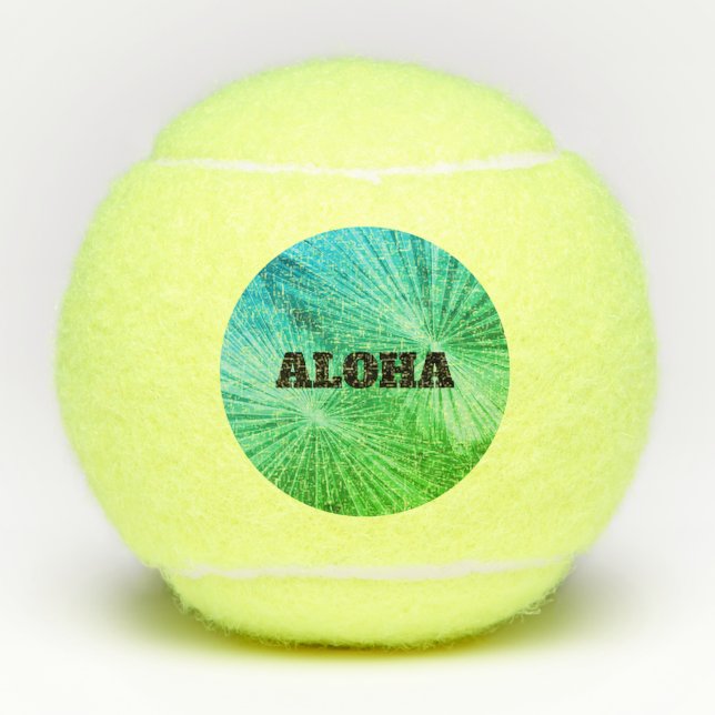Spezielle Tennisball mit Foto und Text Tennisbälle (Vorderseite)