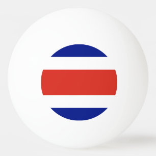 Spezielle Tischtennisball mit Fahne von Costa Rica