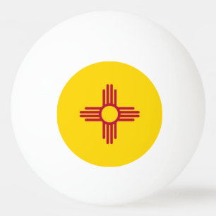 Spezielle Tischtennisball mit Flagge New Mexico