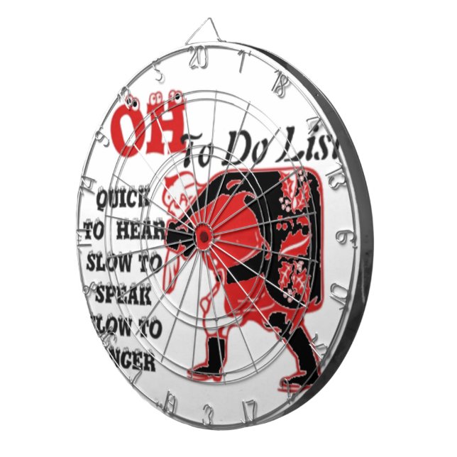 Spezielle Weihnachtsartikel Dartscheibe (Vorderseite rechts)