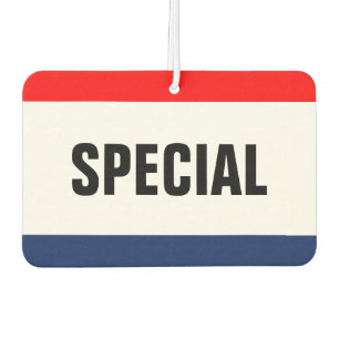 Spezielle Werbeaktion für den Autoverkauf individu Autolufterfrischer