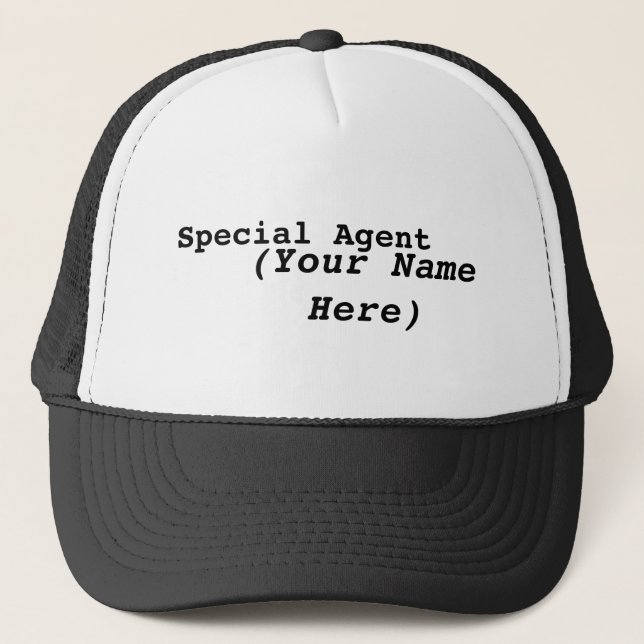 Spezieller Agent Truckerkappe (Vorderseite)