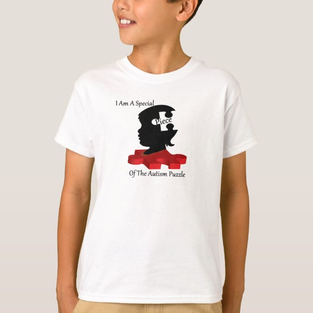 Spezieller Autismus Puzzle Kids's Basic T - Shirt (Vorderseite)