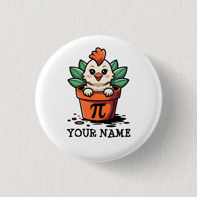 Spezieller Baby-Hühnertopf Button (Vorderseite)