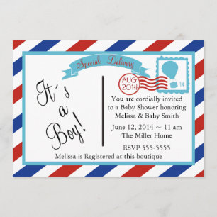 Spezieller Lieferboy Einladung