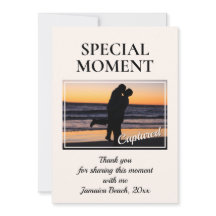 Spezieller MOMENT für das benutzerdefinierte Foto 