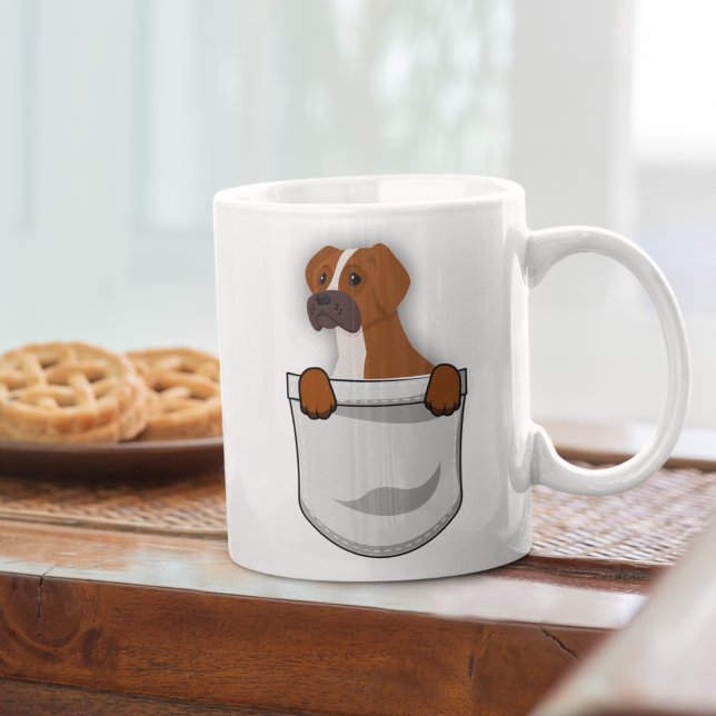 Spezieller Niedlicher Boxer für Hunde-Lover-Dog-Tr Kaffeetasse (Von Creator hochgeladen)