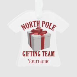 Spezieller Ornament des North Pole Gifting Teams