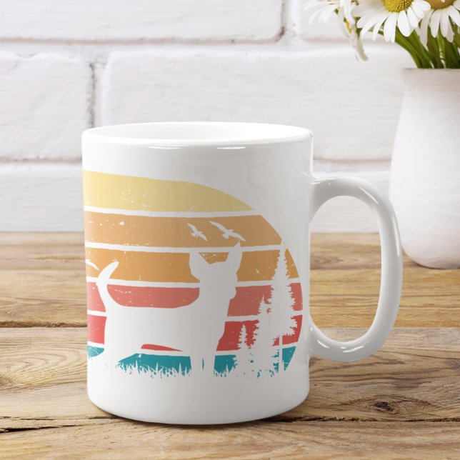 Spezieller Retro-Styled Chihuahua Dog Lover Traine Kaffeetasse (Von Creator hochgeladen)
