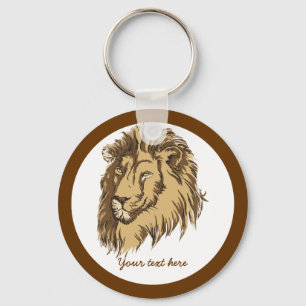 Spezieller Schlüsselanhänger für Löwenkopf