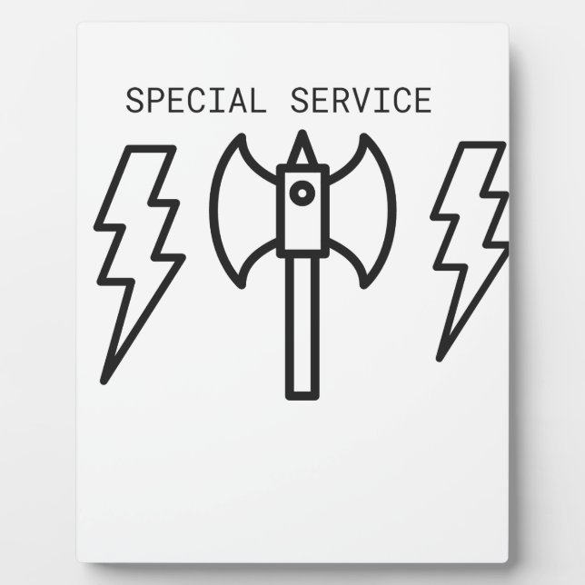 Spezieller Service Fotoplatte (Vorderseite)