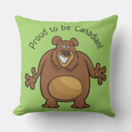 Spezieller Text und Farbwerfer für den Bären Kissen Für Draußen