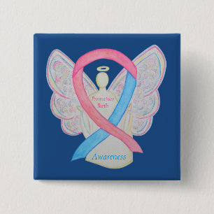 Spezielles Button für Frühgeburtserklärungen Angel