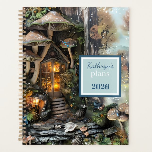 Spezielles Cockpit Mushroom Fairy House Planer (Vorderseite)