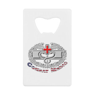 Spezielles Combat Medical Abzeichen Design Geldbeutel Flaschenöffner
