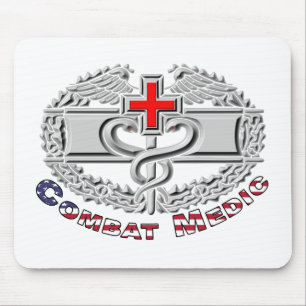 Spezielles Combat Medical Abzeichen Design Mousepad