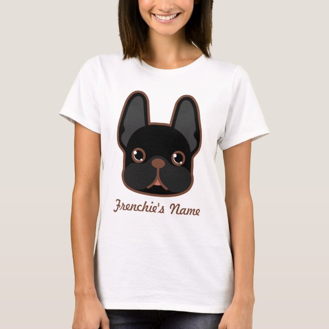 Spezielles Design für Solid Brindle Frenchie T-Shirt (Vorderseite)