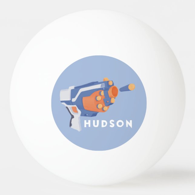 Spezielles Designlabel für Schaumkronen Tischtennisball (Vorderseite)