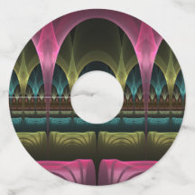 Spezielles Fantasy Patterns Abstraktes farbiges Fr