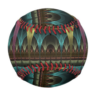 Spezielles Fantasy Patterns Abstraktes farbiges Fr Baseball