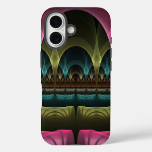 Spezielles Fantasy Patterns Abstraktes farbiges Fr iPhone 16 Hülle