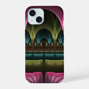 Spezielles Fantasy Patterns Abstraktes farbiges Fr iPhone 15 Hülle