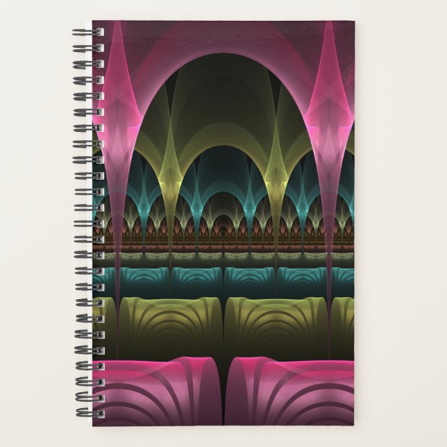 Spezielles Fantasy Patterns Abstraktes farbiges Fr Planer (Vorderseite)