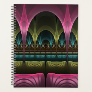 Spezielles Fantasy Patterns Abstraktes farbiges Fr Planer