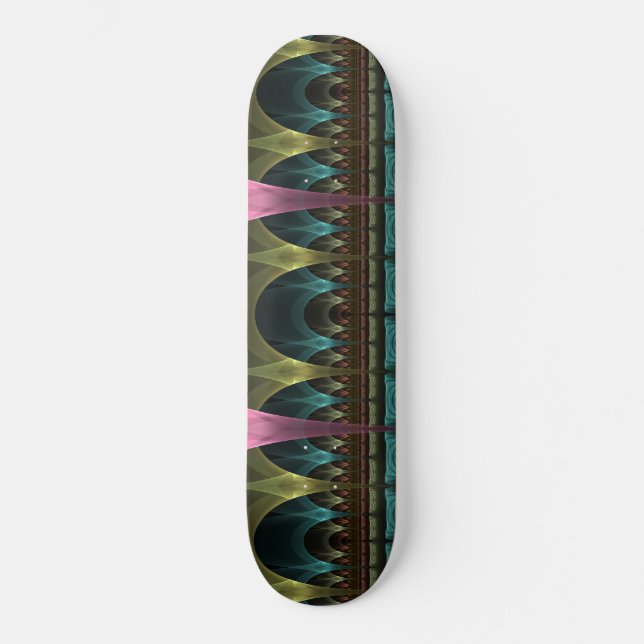 Spezielles Fantasy Patterns Abstraktes farbiges Fr Skateboard (Vorderseite)