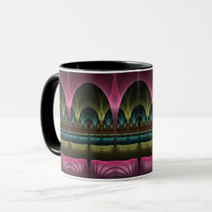 Spezielles Fantasy Patterns Abstraktes farbiges Fr Tasse