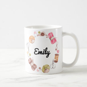 Spezielles Geschenk für Knitter, Knitter und Croch Kaffeetasse