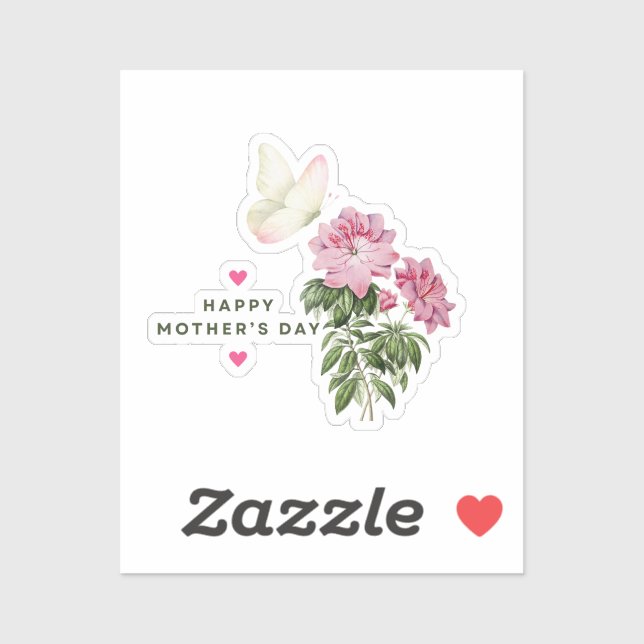 SPEZIELLES GESCHENK ZUM MUTTERTAG AUFKLEBER (Blatt)