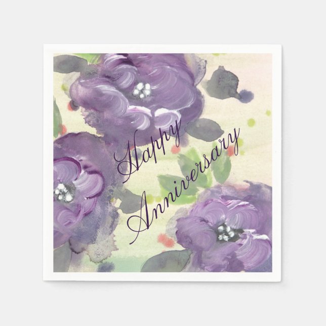 Spezielles Jubiläumsbuch Napkins Serviette (Vorderseite)