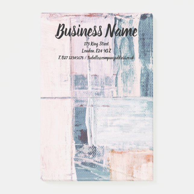 Spezielles Marketing für Unternehmen personalisier Post-it Klebezettel (Vorderseite)