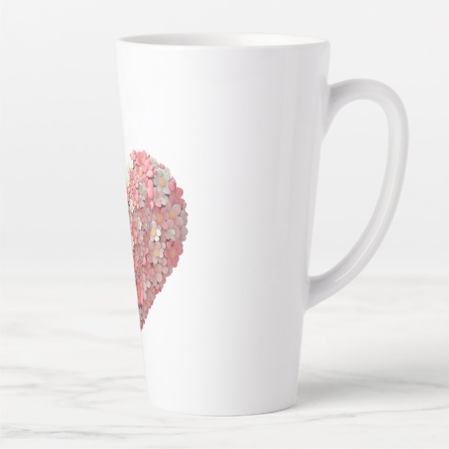 Spezielles Muttertagsgeschenk Phantastische Blume  Milchtasse (Rechts)