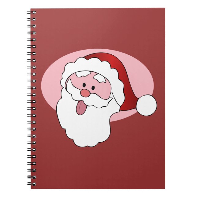 Spezielles Notebook Funny Santa Notizblock (Vorderseite)